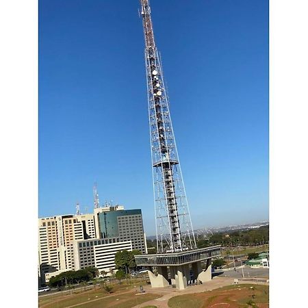 Flat Encantador No 7º Com Vista Pra Torre De Tv Brasília Eksteriør bilde