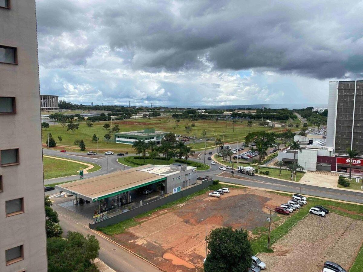 Flat Encantador No 7º Com Vista Pra Torre De Tv Brasília Eksteriør bilde